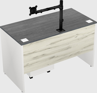 Rectangular desk