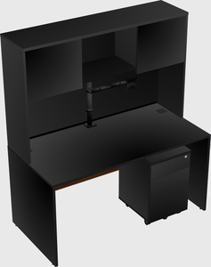 Rectangular desk