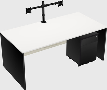 Rectangular desk