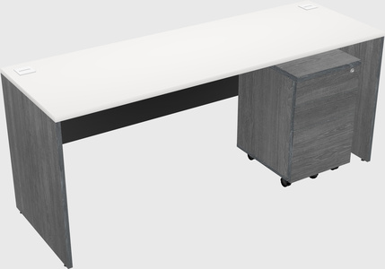 Rectangular desk
