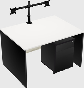 Rectangular desk