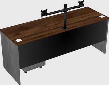 Rectangular desk