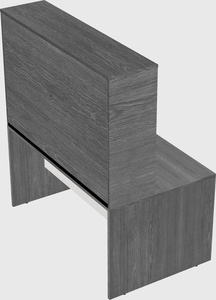 Rectangular desk