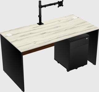Rectangular desk