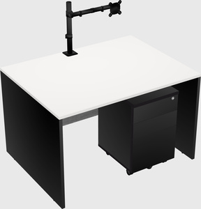 Rectangular desk