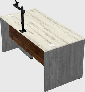Rectangular desk