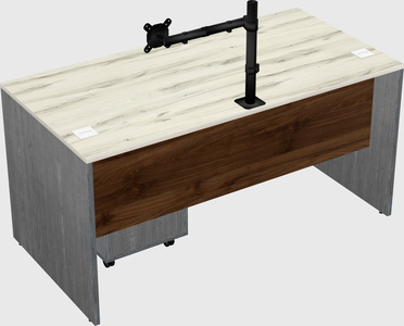 Rectangular desk