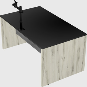 Rectangular desk