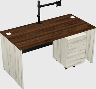 Rectangular desk