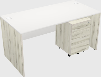 Rectangular desk