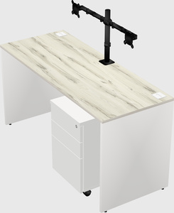 Rectangular desk