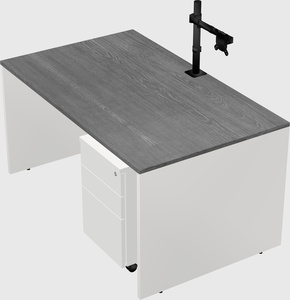 Rectangular desk