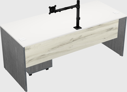 Rectangular desk