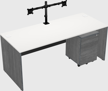 Rectangular desk