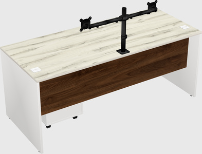 Rectangular desk