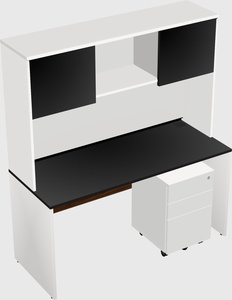 Rectangular desk