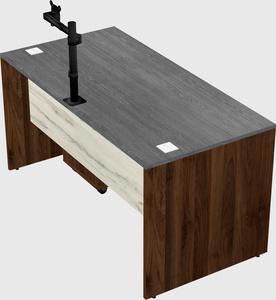Rectangular desk