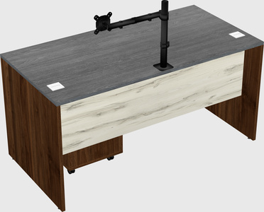 Rectangular desk