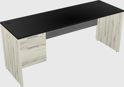 Rectangular desk
