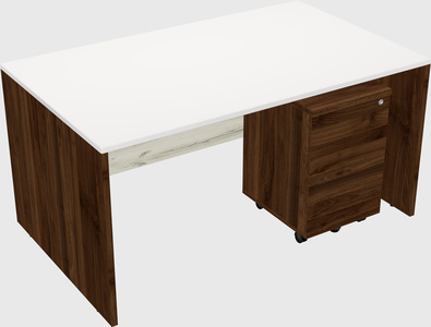 Rectangular desk