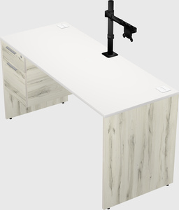 Rectangular desk