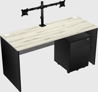 Rectangular desk