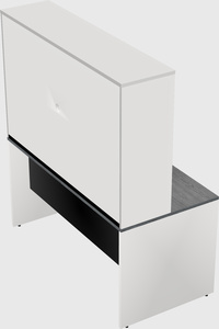 Rectangular desk