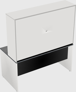 Rectangular desk