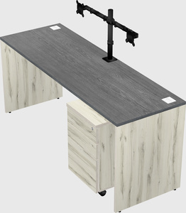 Rectangular desk