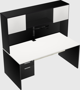 Rectangular desk