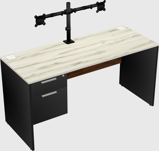 Rectangular desk