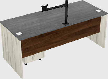 Rectangular desk