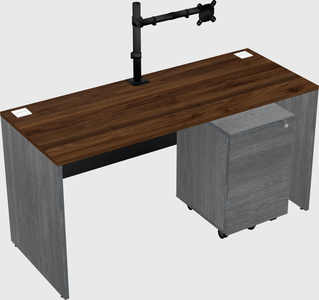 Rectangular desk