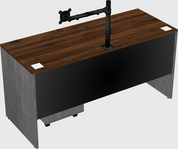 Rectangular desk