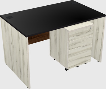 Rectangular desk