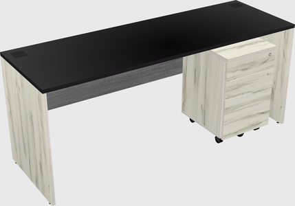Rectangular desk