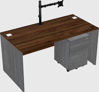 Rectangular desk