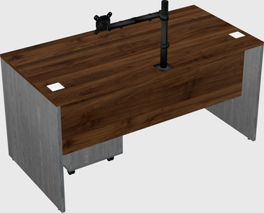 Rectangular desk