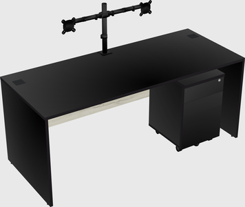 Rectangular desk