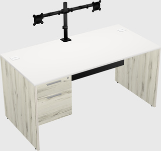 Rectangular desk