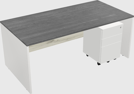 Rectangular desk
