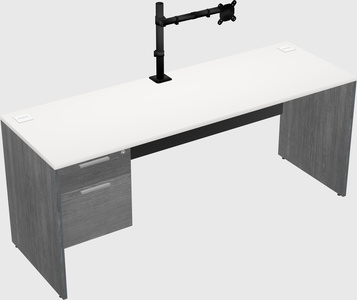 Rectangular desk