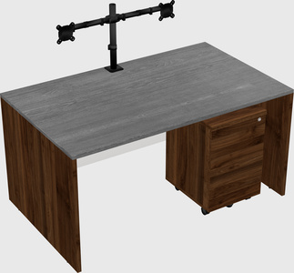 Rectangular desk