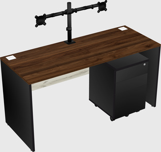 Rectangular desk