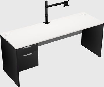 Rectangular desk
