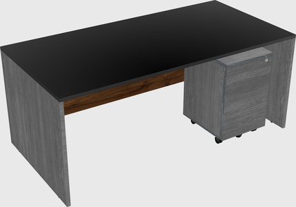 Rectangular desk