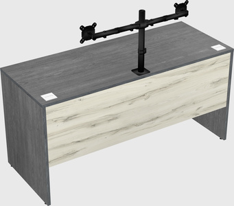 Rectangular desk