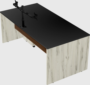 Rectangular desk