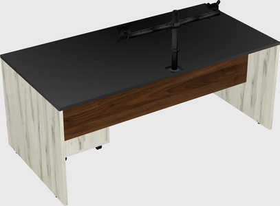 Rectangular desk