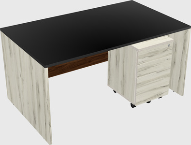 Rectangular desk
